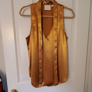 Maeve shimmering gold top
